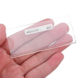 TEHAUX 10 Piezas Titulares De Identificación De Acrílico Transparentes Para Eventos Trabajo Y Escuelas Soportes De Tarjetas De Nombre Reemplazables Resistentes Y Duraderos