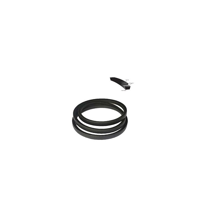 JoJoias 7046784YP Tractor Drive Belt (3/8 Inch X 24 1/2