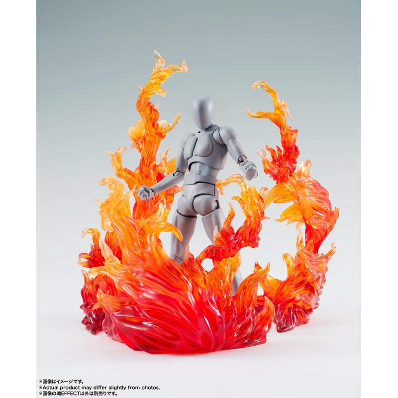 BANDAI SPIRITS Tamashii EFFECT BURNING FLAME RED Ver. for S.H.