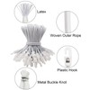 WMZOBH Small Bungee Cords with Hooks 6 Inch, 50 Pcs