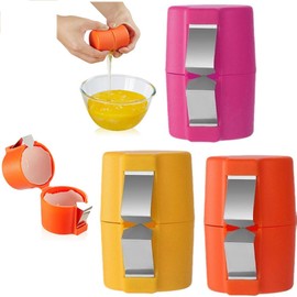 Miecux 3Pcs Egg Shell Opener Tool, Egg Shell Opener Egg Separator for Cooking Camping Kitchen Gadgets, Egg Cracker Tool for Raw Eggs, Kitchen Tools & Gadgets for Cooking, Baking