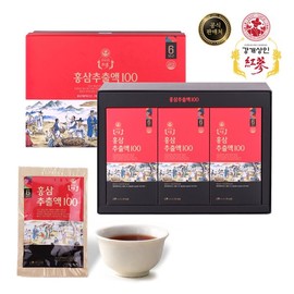 e강개상인 홍삼추출액100(80ml x 30포) 6년근 쓴맛은 덜하고 향은 살리고 eGanggaesangin Red Ginseng Extract 100 (80ml x 30 pouches) Less bitterness, preserved aroma, 6-year root