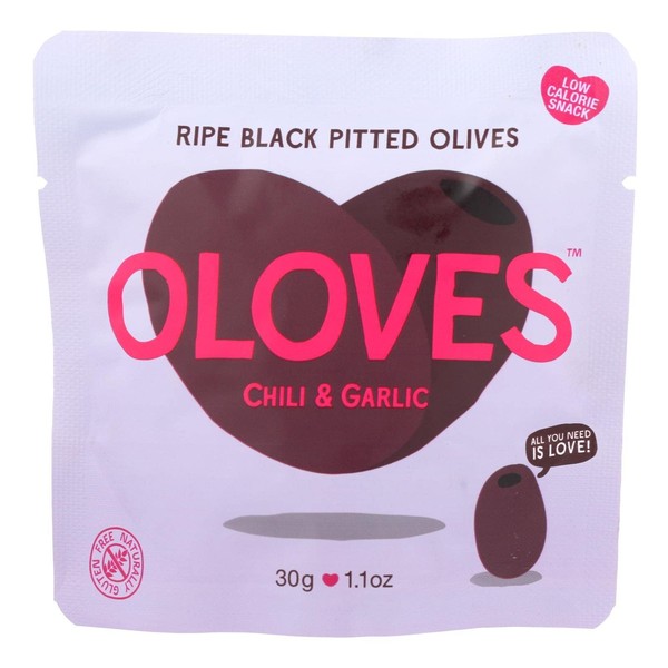 Oloves Chili & Garlic Snack Olives (Pack of 10)