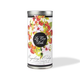 Raspberry Oolong Tea by La Tea Dah, Premium Raspberry Tea Bags Made with Oolong Tea Leaves, Apple Bits, Cranberry Bits, Hibiscus, & Natural Raspberry Flavor, Fruity Tea (12 Sachets)