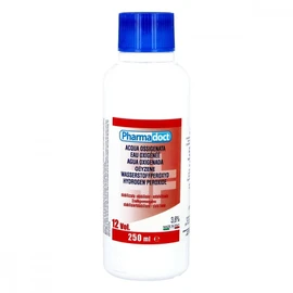 Hydrogen peroxide 3.6%, 250 ml liquid.