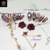 ❗Limited❗ Passion Rose Handmade Nail Tips - Long Almond /