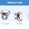 AzureRay 16 mm Push Button 12V-36V IP67 - Waterproof Bell