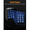 JUJIANG TKM-01 Touch Panel Wireless Gate Keypad with Outdoor Keypad