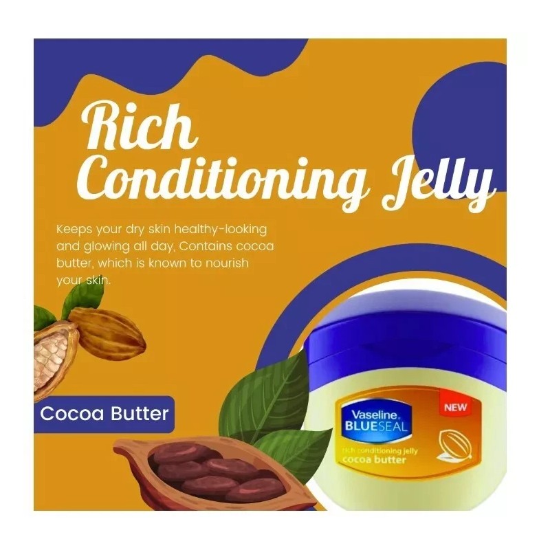 Vaseline BlueSeal Petroleum Jelly Variety Bundle, 1.75oz Jars (Set of