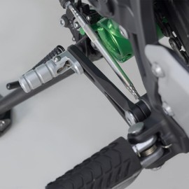 HRuizq Motorcycle Modified Aluminum Alloy Shift Lever Shift Lever Lengthened Adjustable Compatible with Kawasaki Z900 (17-24), Z900RS/SE Cafe (18-24) Ninja1000SX Z1000 Z800(Green)