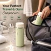 2 Pack 4 in 1 Travel Dispenser Bottles, Green
