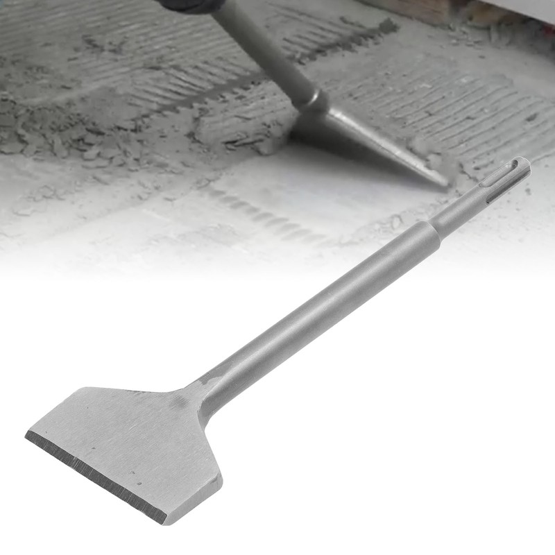 Wide Tile Thinset Chisel Wall Floor Scraper Round Shank Rotary