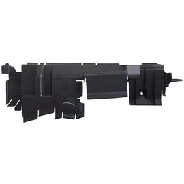 Robautoparts Front Grille Air Deflector Left Driver Side 2019-2022 For Toyota RAV4 Made Of Plastic Without Active Shutter TO1218140 16595F0140