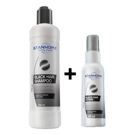 Shampoo + Loción Desvanece Canas Barba Cabello Henna Y Nogal