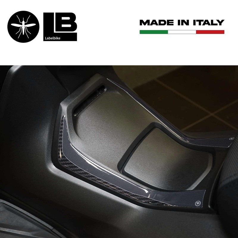 labelbike - 3D Resin Sticker Side Front Footrest Compatible with