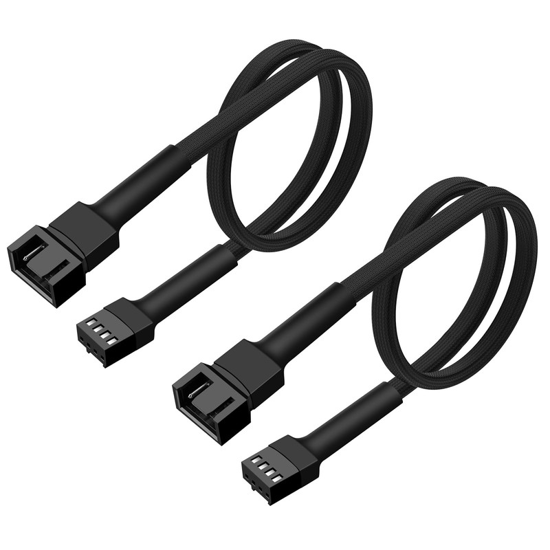 skineat New Materials 3 Pin / 4-Pin pc Fan Extension