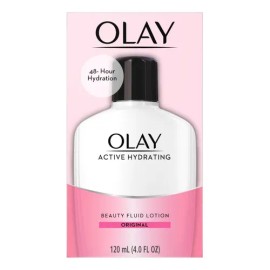 Loción Facial Hidratante Olay Classics Active Hydrating de 120 ml, con Ácido Hialurónico