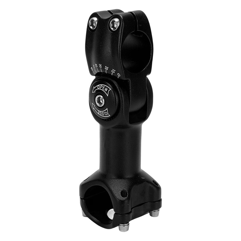 LeBycle Bike Stem 31.8x110mm 60 Degree Adjustable Mountain Bike Handlebar