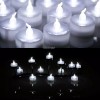 OEM 24 Velas Luz Led Blanca Decoracion Fiesta Boda Arreglos