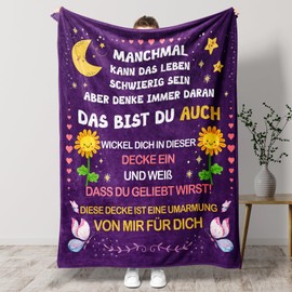 PRSTENLY Gifts for Women, Birthday Gifts for Women, Blanket Gifts, Mother's Day, Birthday, Valentine's Day, Christmas, Get Soon, Graduation Thank You Gifts 1.3 x 1.5 m Blanket