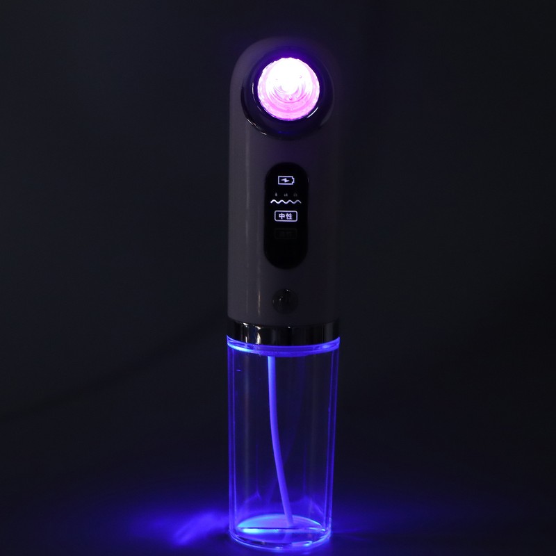 Electric Blackhead Vacuum Machine 3 Gears Blue Purple Light Pores