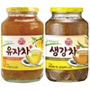 오뚜기 유자차 1kg + 오뚜기 생강차 1kg Ottogi Yuja Tea 1kg + Ottogi Ginger Tea 1kg