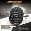Nartoup for Freightliner Coronado 7inch Round LED Headlights + 4inch