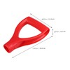 LALAFINA 4pcs D Shaped Grip Handle for Shovels Portable Replacement