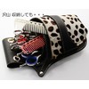 Dalmatian Scissor Case (Genuine Leather 5 Pieces)