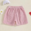 Arvbitana Toddler Kids Baby Boy Girl Gingham Seersucker Shorts Elastic