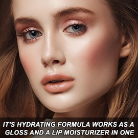 DISURI Beauty Glossy Blast Lip Gloss for Girls and Women - Non-Sticky and Long-Lasting Formula - Get Ultra Shine with Flavored Lip Gloss - 0.8 FL Oz - (Lola : M8)