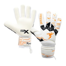 Precision Training Fusion X Negative Replica Football Junior Goalkeeper Gloves, White, 7