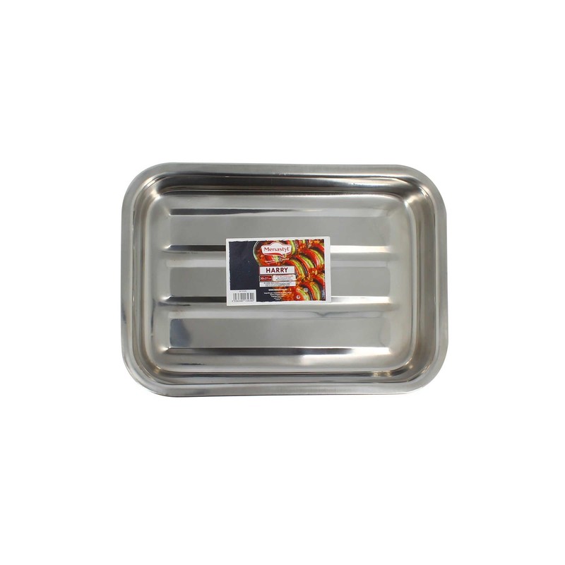 Util 'Home 4615220 Stainless Steel Rectangular Dish with Handles 30