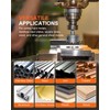 Kolvoii 14 PCS TCT Hole Saw Kit for Hard Metal,