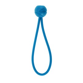 INFINAUTO Elastic Fixed Rope Ball Tent Cords 15cm Motorcycle Trailer Trucks Cargo Adjustable Bungee Cords with Metal Buckle Lake Blue 1pc