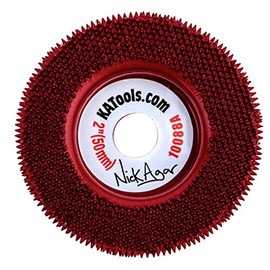 Nick Agar Signature Series 2" (50mm) Medium Red 3 Edge All Surface Tungsten Carbide Disc