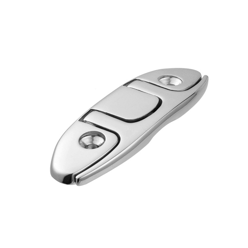 YUSOVE Boat Folding Cleat 4-1/2" 316 Stainless Steel Marine Flip
