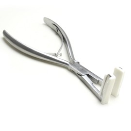 Luwigs Tape In Hair Extensions Plier Silvery Stainless Steel Flat Surface Sealing Calmp Hair Extensions Tool for Women