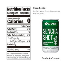 ITO EN Sencha Shot - Premium Japanese Green Tea, Unsweetened
