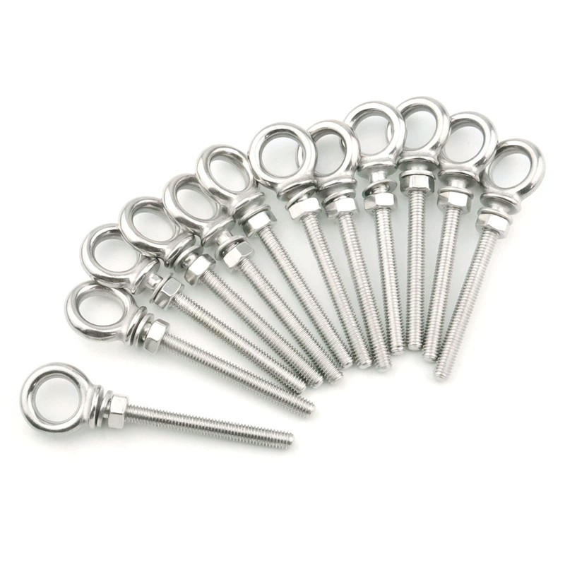 316 Stainless Steel Eye Bolt, Heavy Duty Shoulder Eyebolts Screws