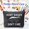 LEVLO Funny Honey Badger Lovers Gifts Honey Badger Don't Care