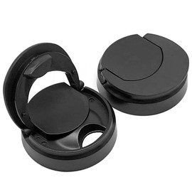 Flip Top Lid Sports Lid Compatible with Magic Bullet Mixer Cup Accessories & Replacement Parts (2 Pack, Black)