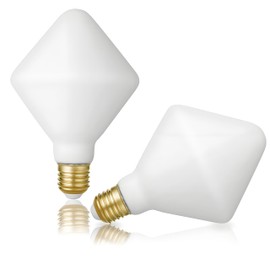 Vanpus LED Glühbirne E27 Dimmbar Vintage Glühbirne E27 8W Opal Frosted White Globe Form Glas,Kein Flimmern, Konstantstrom Edison LED Lampe, Warmweiß, Dimmbar, YZ95(Pack von 2)