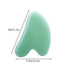 YAMHOHO Gua Sha Jade Stone Gua Sha Massage Tool, Guasha Tool for Face and Body Skin Massage. Tools for SPA Acupuncture, Pink Stone for Body Face Neck and Eye, Skin Care Gift for Woman