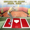 Baseball & Softball Hitting Mat - 6x4ft Anti-Slip Rubber Base,