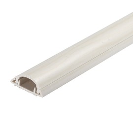 PATIKIL Floor/Wall Cable Raceway Cord Cover 39" Lx1 Wx0.4 H Cord Hider Channel Self-Adhesive Light Grey for TV Wire Management