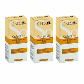 CND Solar Oil - Nail & Cuticle conditioner 0.5 oz (Pack of 3)