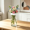 Clear Silicone Flower Stem Holder for Vases, Spiral Floral Arranger