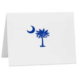 Purple Turtle Gifts Palmetto Moon South Carolina Logo Note Cards With Envelopes