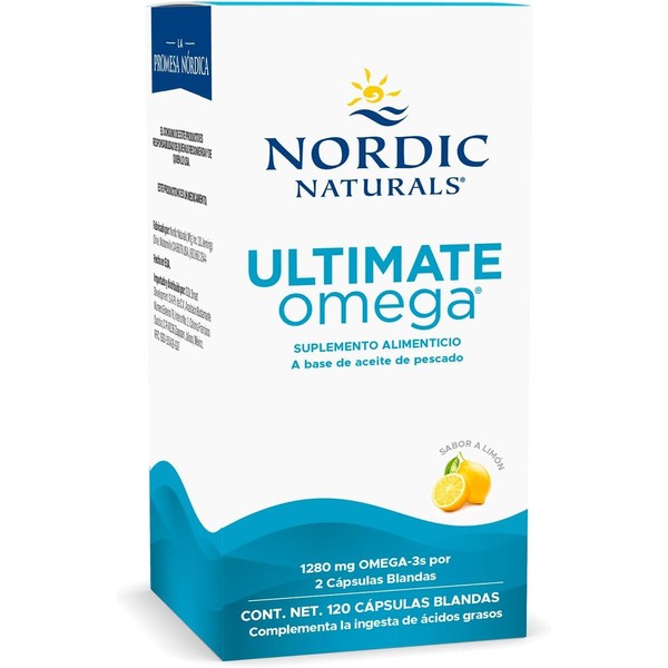 Nordic Naturals | Ultimate Omega 1280 Mg Limón | 120